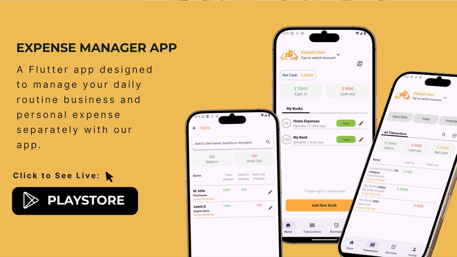 Offline-first expense manager app with Google Drive sync for personal and business finance in Flutter